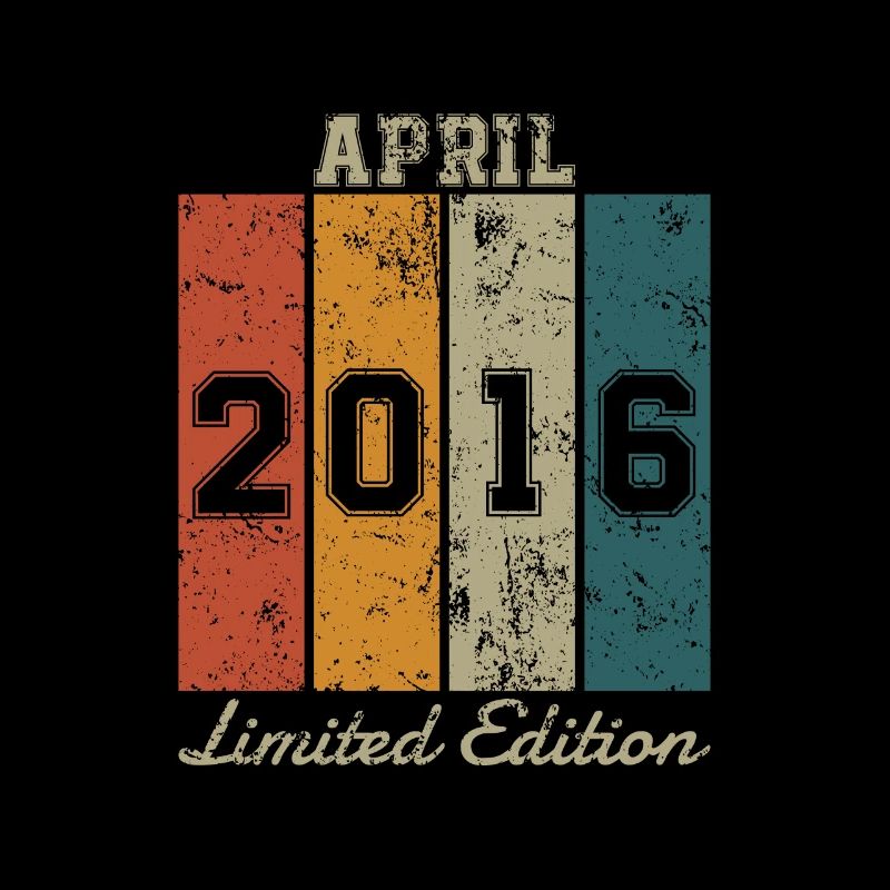 Geburtstag: April 2016 - Limited Edition Retro