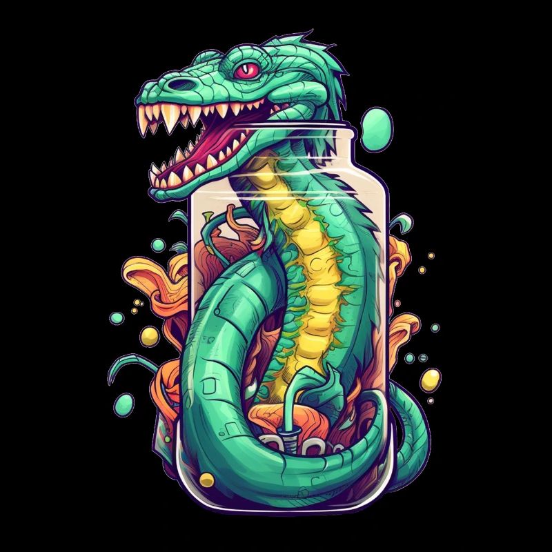 Basilisk Tattoo Drawing