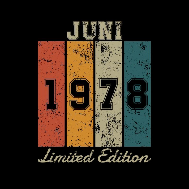 Geburtstag: Juni 1978 - Limited Edition Retro