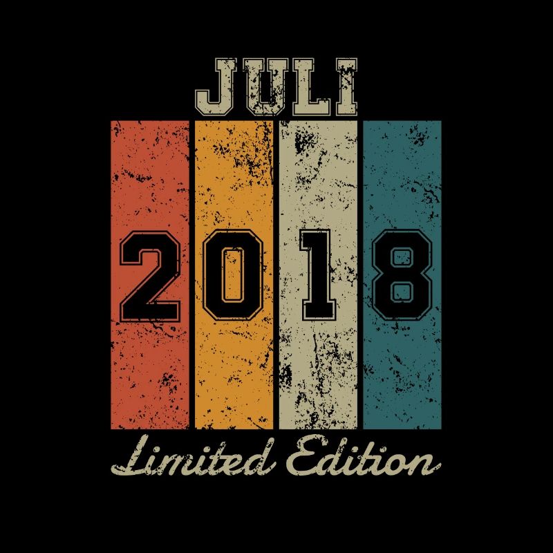 Geburtstag: Juli 2018 - Limited Edition Retro