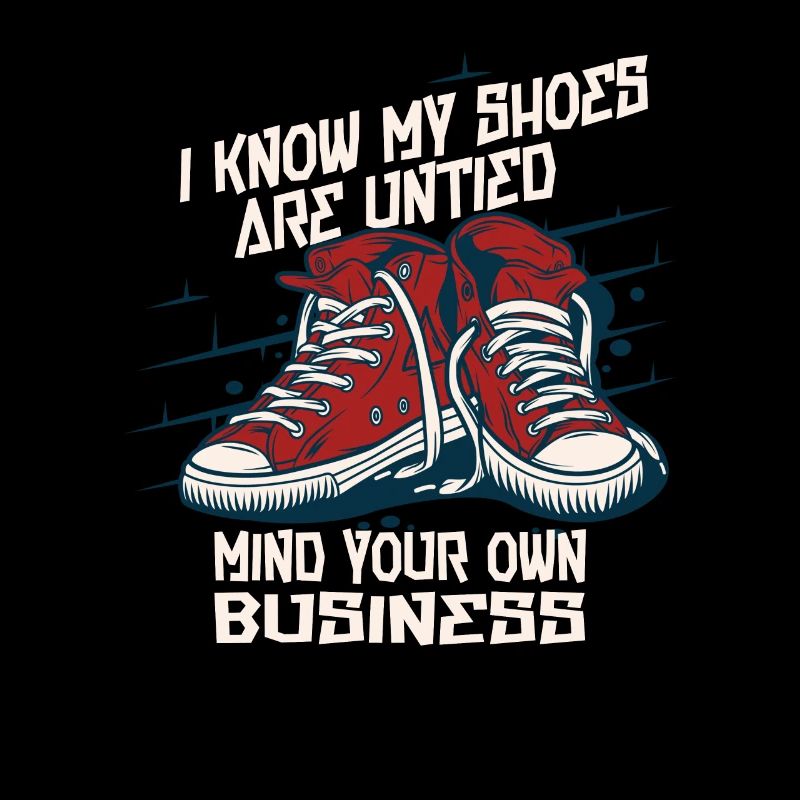 Je sais que mes chaussures sont ouvertes, mais
