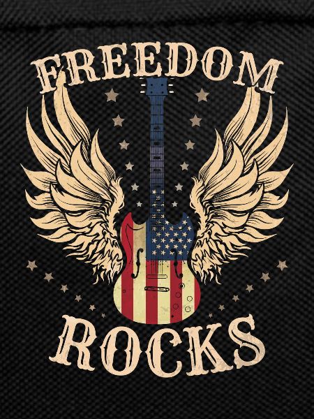 Freedom Rocks American Flag Guitar