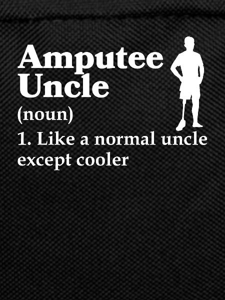 Amputated Leg Prosthesis Gift
