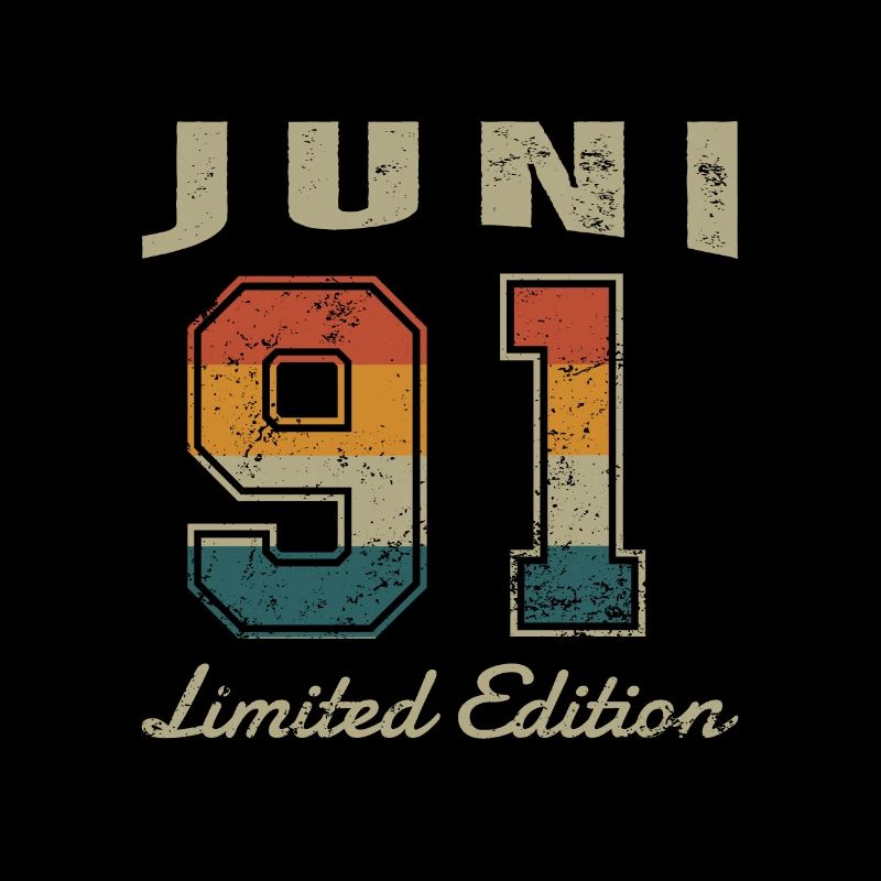 Geburtstag: Juni 1991 - Limited Edition Retro