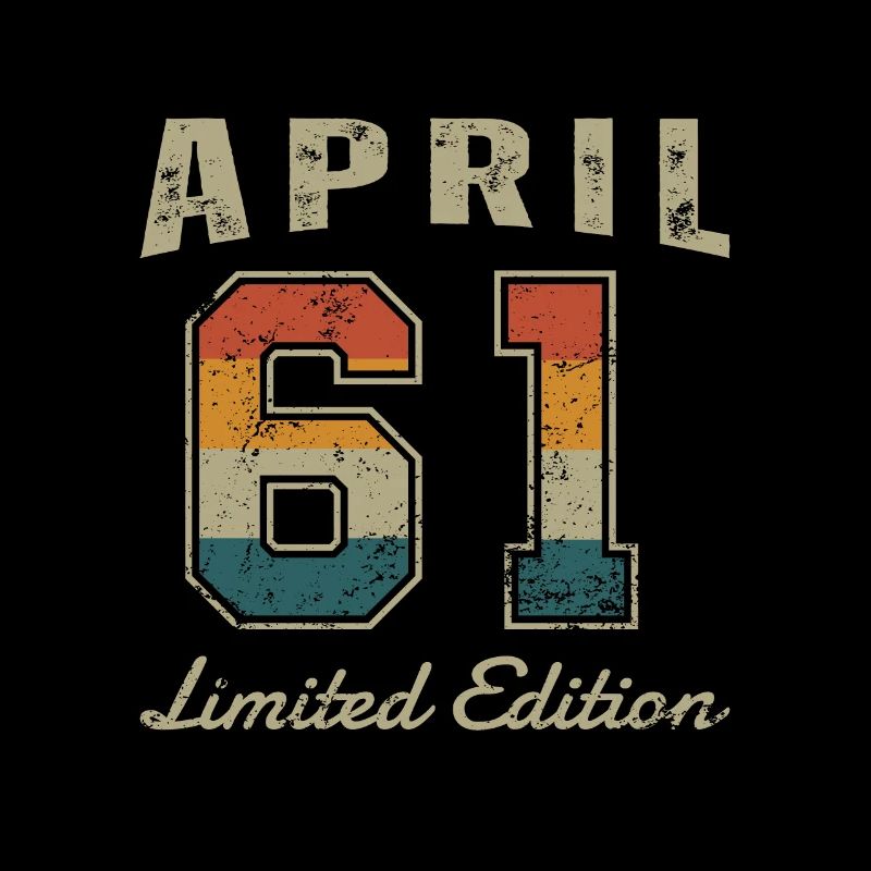 Geburtstag: April 1961 - Limited Edition Retro