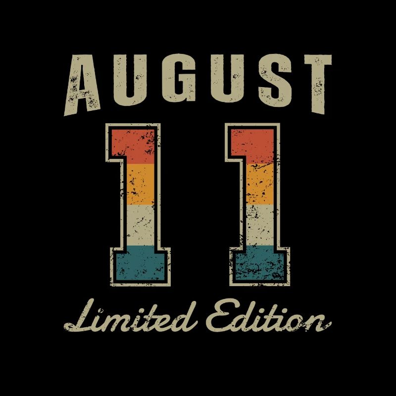 Geburtstag: August 2011 - Limited Edition Retro