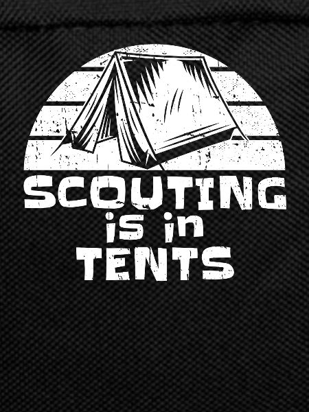 Scout Scouting Is In Tents
