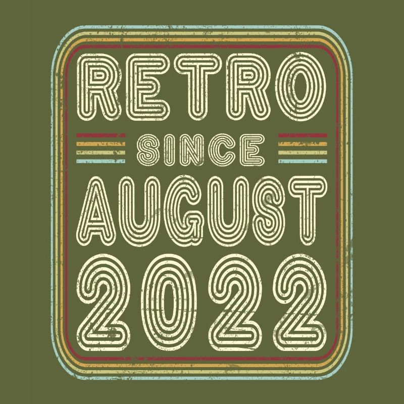 Birthday August 2022 Retro Gift