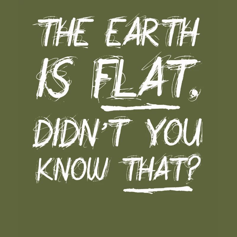 The Earth Is Flat Didn't You Know That?