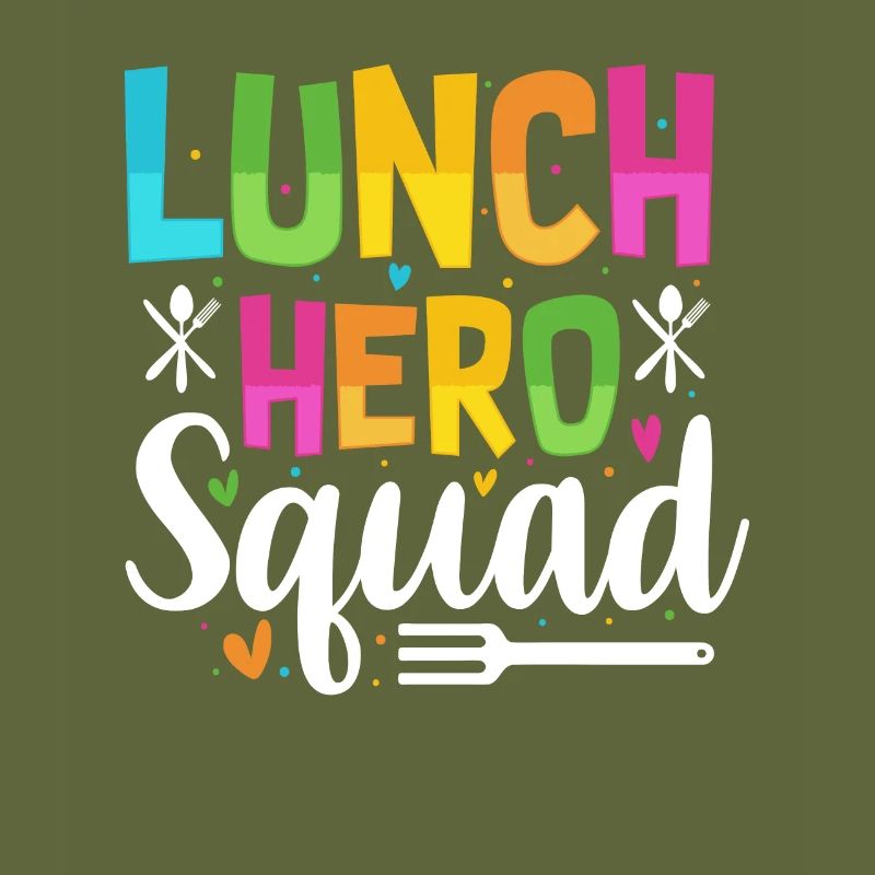 School Lunch Hero Squad Funny