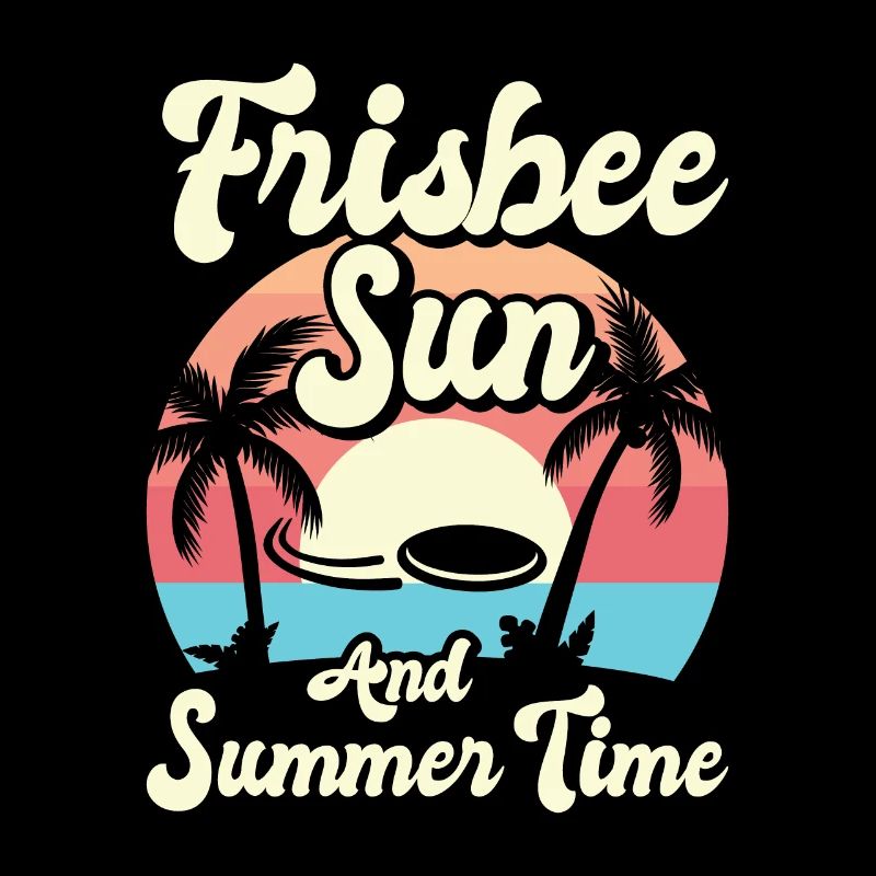 Frisbee Tropical Summer Vacation Flying Disc Sport