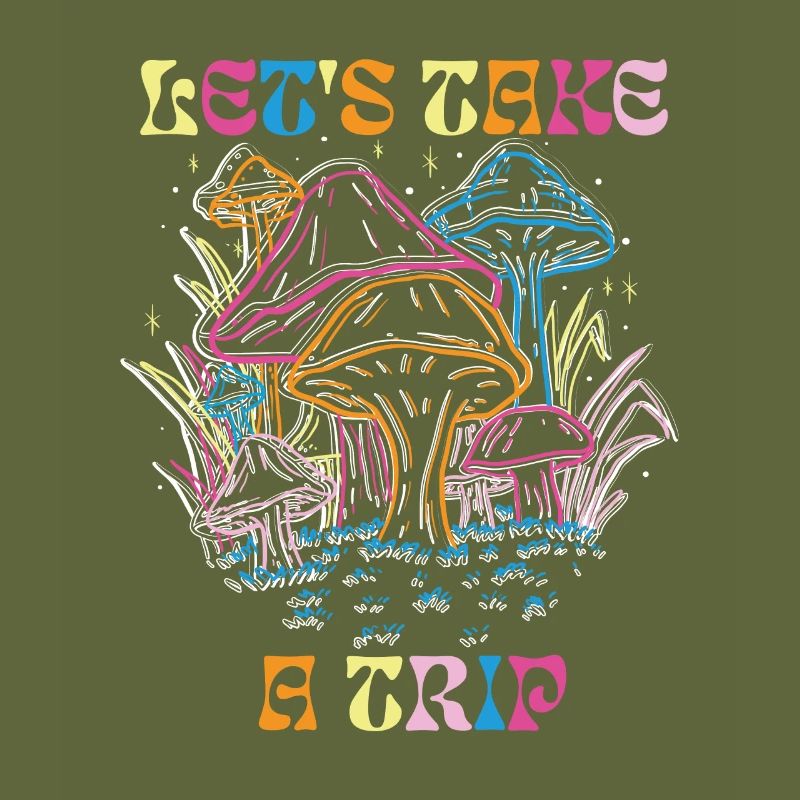 Trippy Mushroom Magic Mushrooms Psychedelic