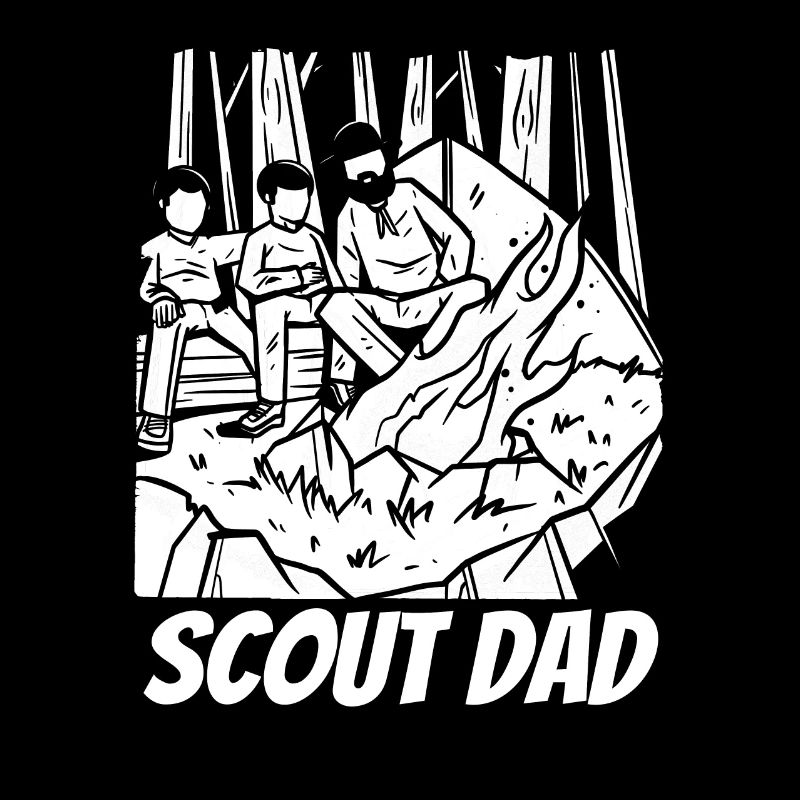 Boy Scout Papa Scout Dad