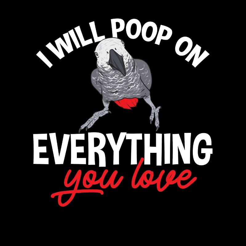 Graupapagei African Grey Parrot Papagei