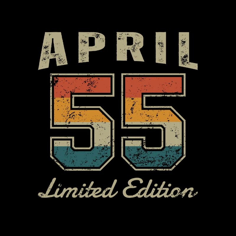Geburtstag: April 1955 - Limited Edition Retro