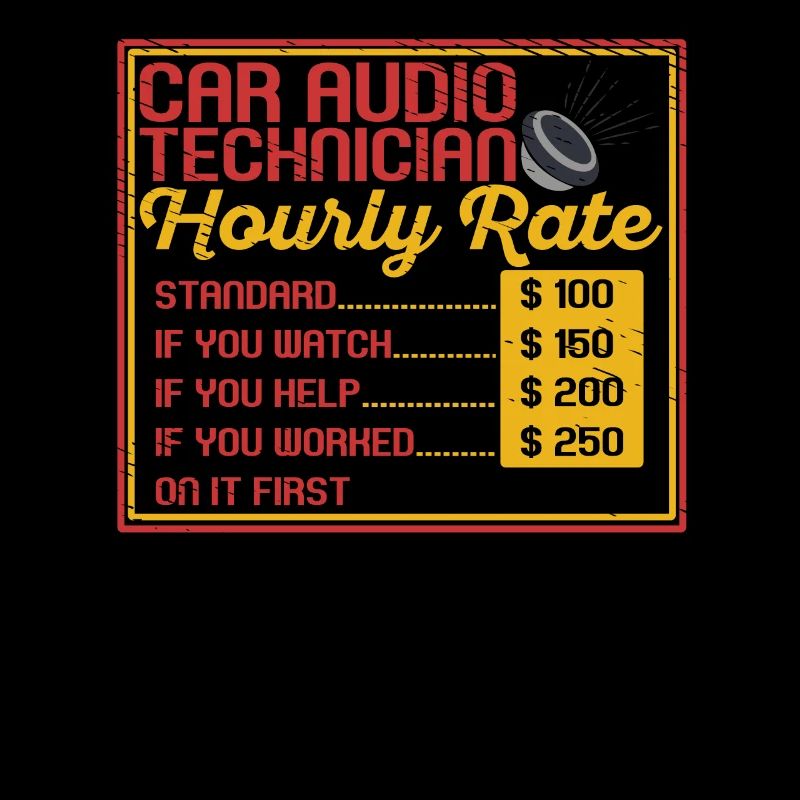 Technicien d’autoradio Système audio stéréo Automobiles