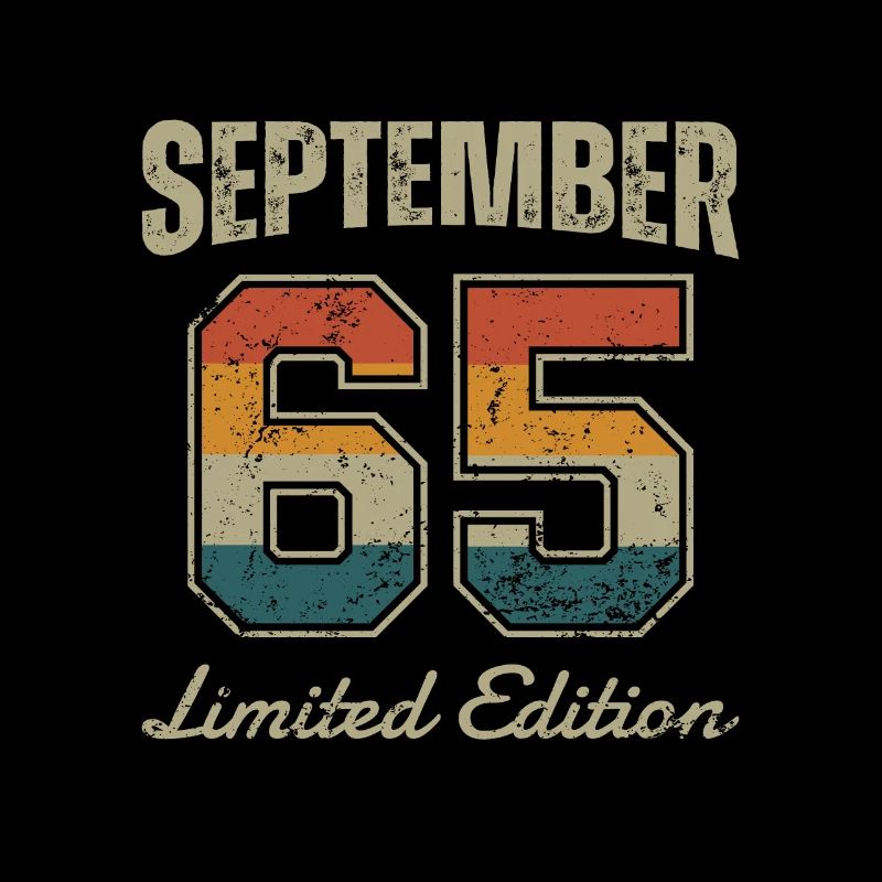 Geburtstag: September 1965 - Limited Edition Retro