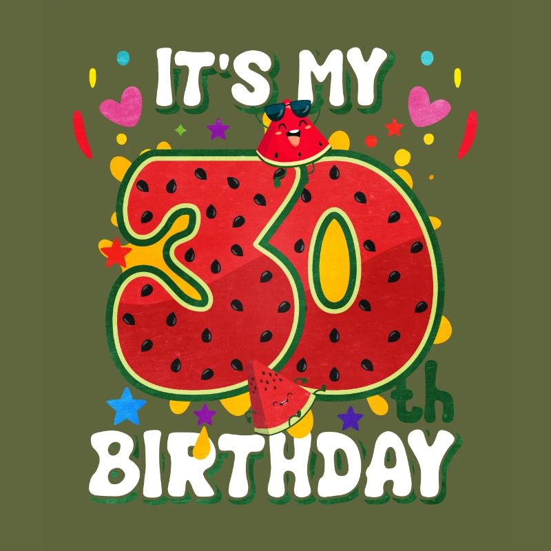 30th Birthday Watermelon Summer Gift