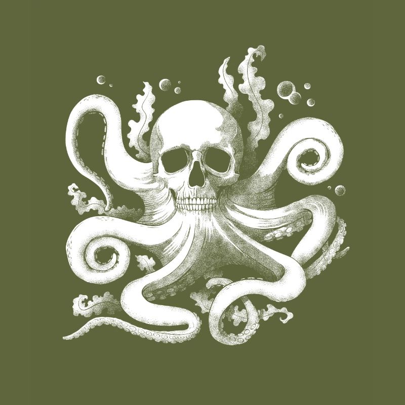 Schädel-Oktopus