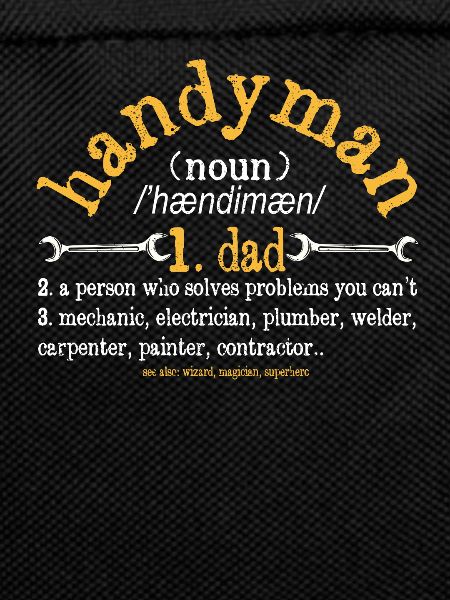 Handyman Definition Description Funny Dad