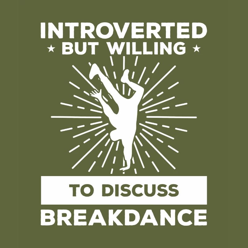 Introvertiert, aber bereit, über Breakdance zu diskutieren