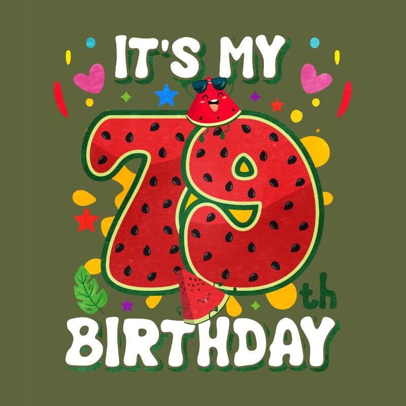 79e anniversaire pastèque