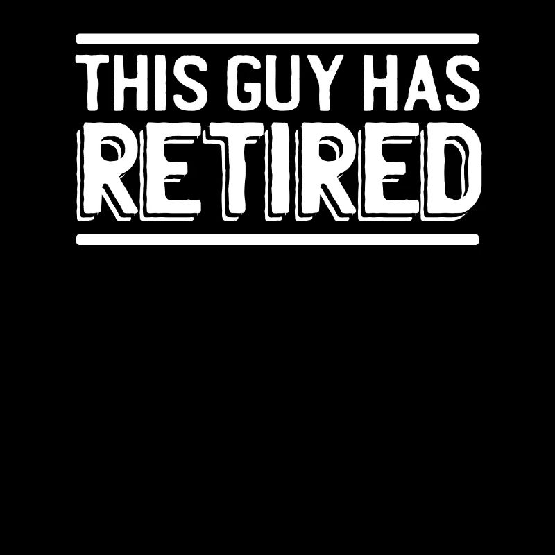 Rentner Rente This Guy Is Retired
