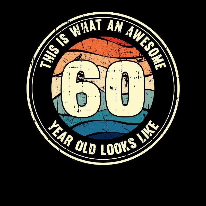 60th birthday so you see with 60 retro gift