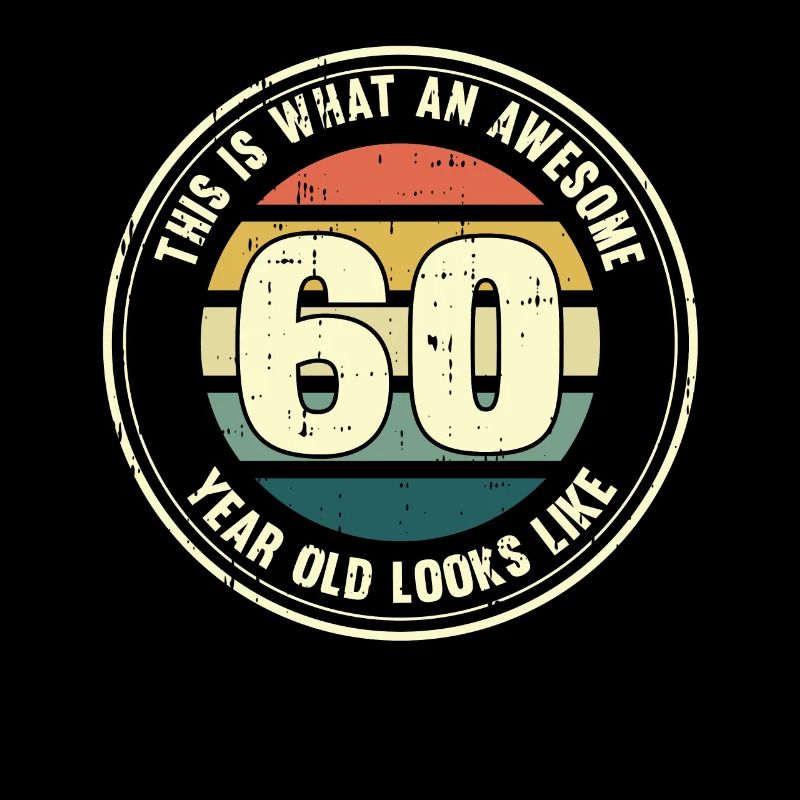 60th birthday so you see with 60 retro gift