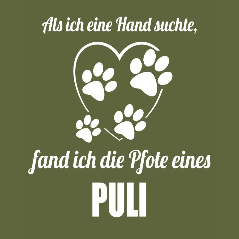 Hand & Pfote - Spruch - Puli