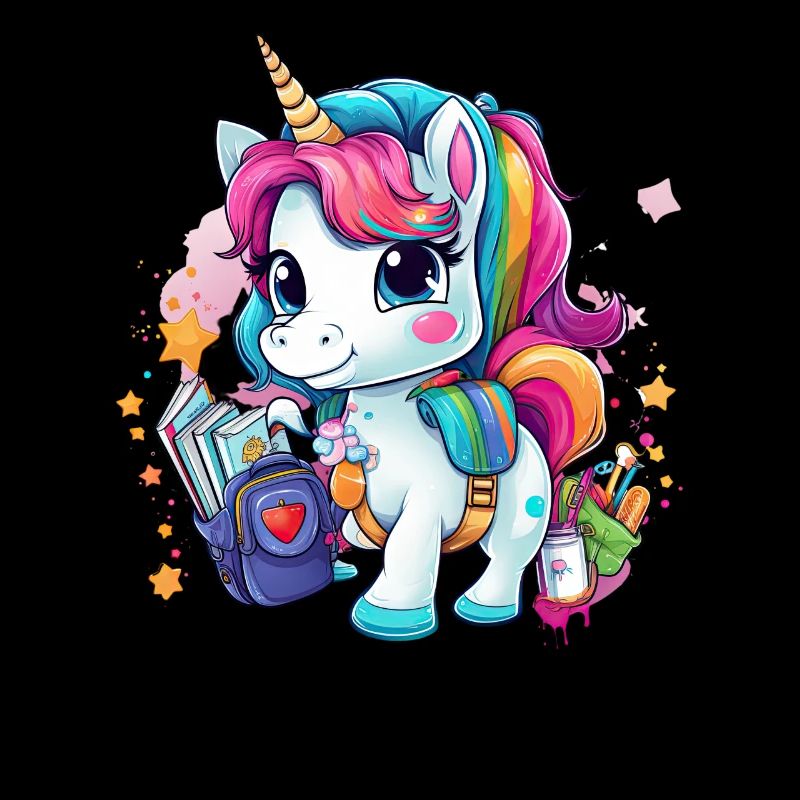 Einhorn Schulkind Einschulung Mädchen Geschenk