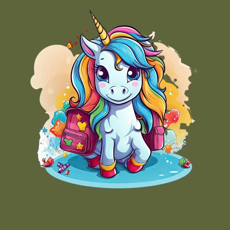 Einhorn Schulkind Einschulung Mädchen Geschenk