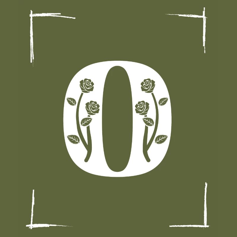 letter O initial