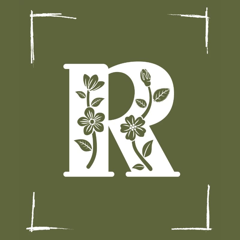 letter R initial
