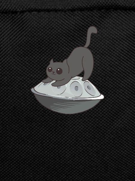 Handpan Katze Spieler Handpan
