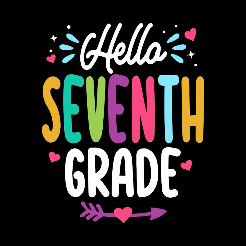 Hello Seventh Grade Back To School Teacher Student