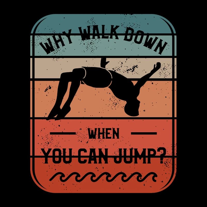 Why Walk Down When You Can Jump Cliff Diving
