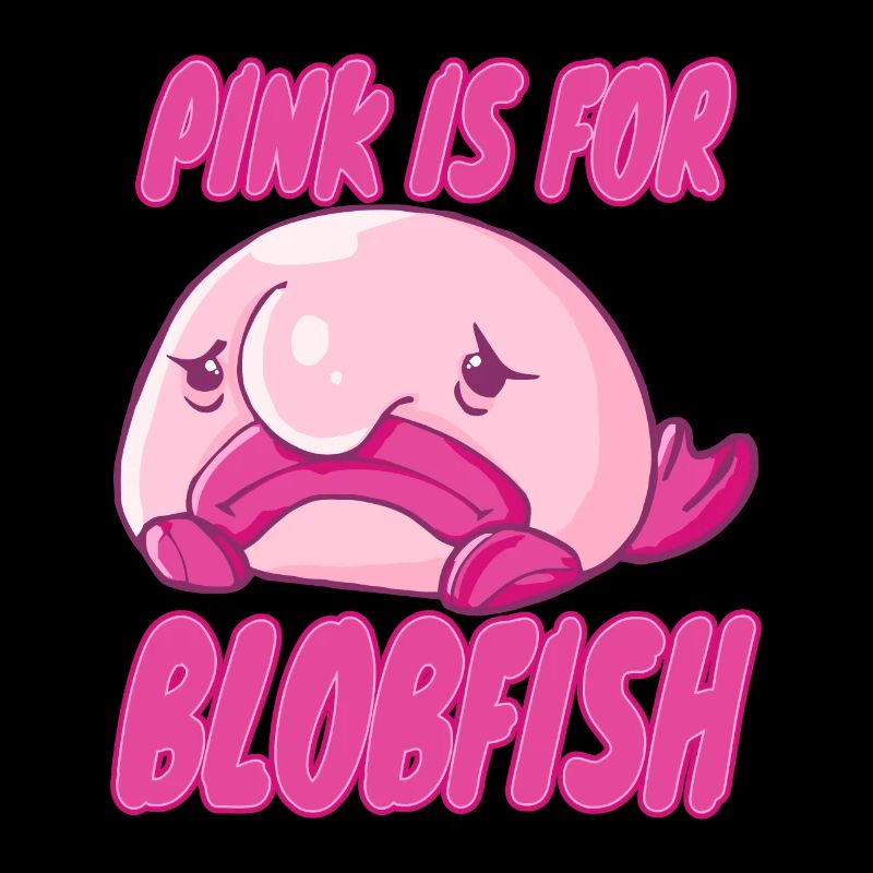 Costume de Blobfish - Visage de poisson Blob laid -
