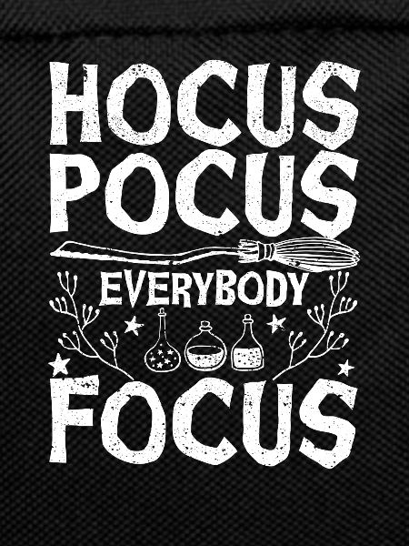 Hocus-pocus Everybody concentrates funny