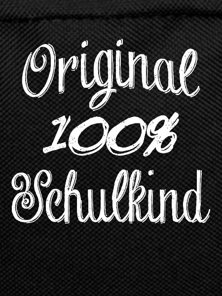 Original 100% Schulkind