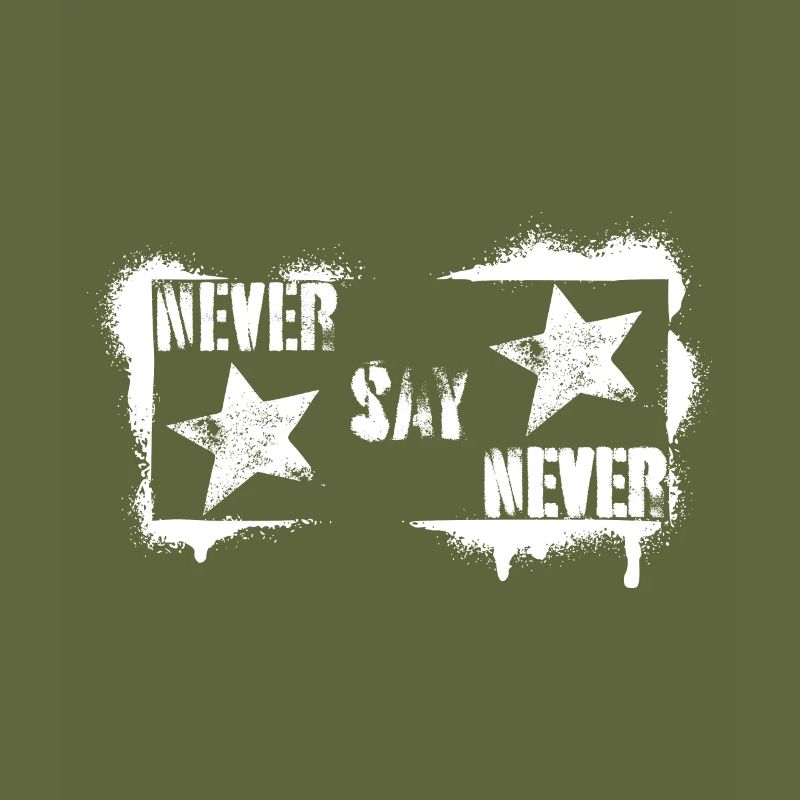 NEVER SAY NEVER
