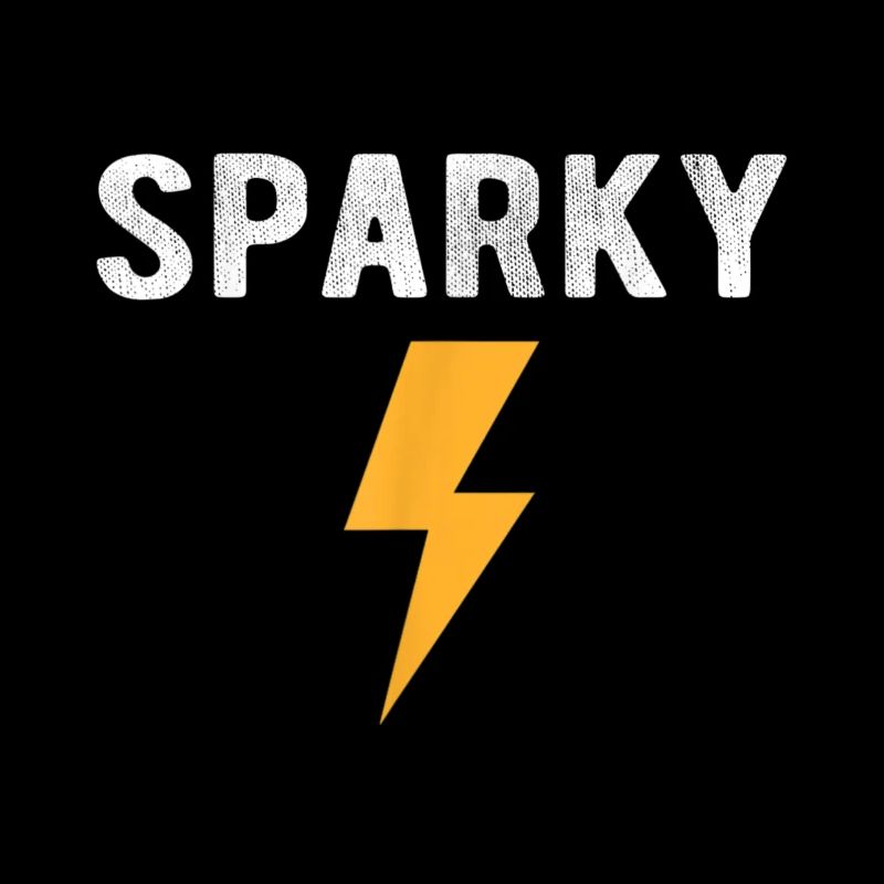Elektriker Geschenk Lustig Sparky Spitzname Blitz