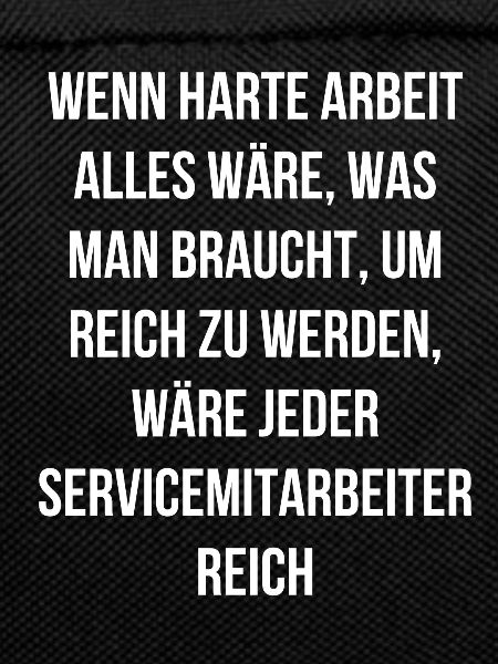 servicemitarbeiter harte Arbeit servicekraft