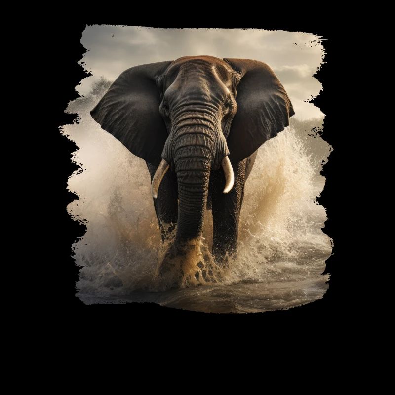 Elephant realistic elephant