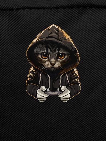 Gamer Cat Cooler Consoles Player