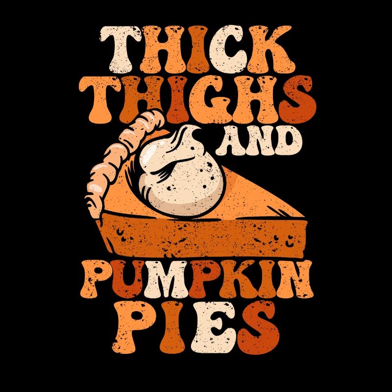 Thick thighs and pumpkin pie Thanksgiving Day