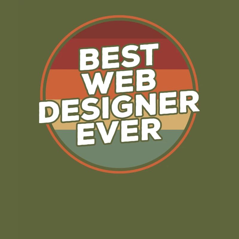 Vintage Bester Webdesigner aller Zeiten Programmierung