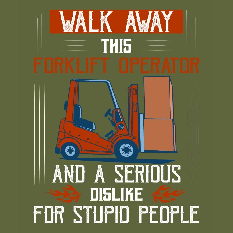 Walk Away This Forklift Operator Has Anger Issues