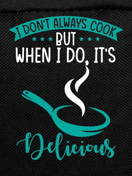 Amateur chef cooks culinary food