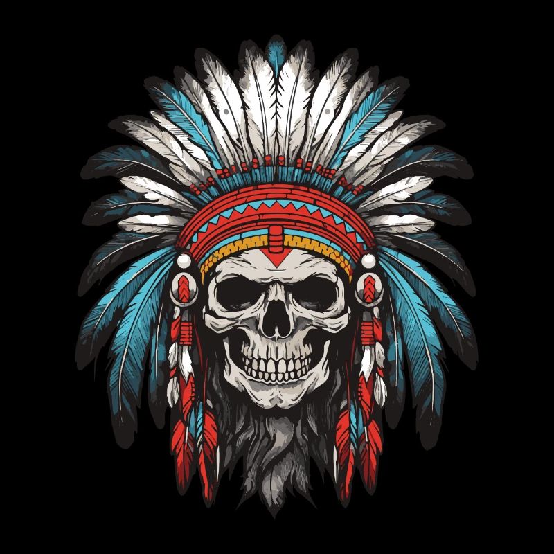 Crâne de chef indien Apache